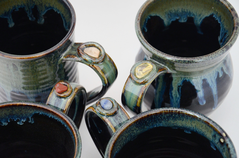 Handcrafted Mugs from Healing Touch Pottery