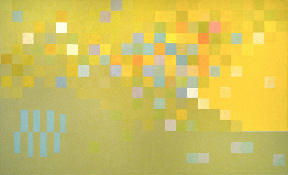 Maud Morgan, Gold Coast II, 1971-2, oil on canvas
